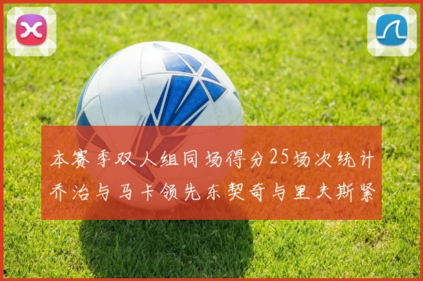 本赛季双人组同场得分25场次统计乔治与马卡领先东契奇与里夫斯紧随其后