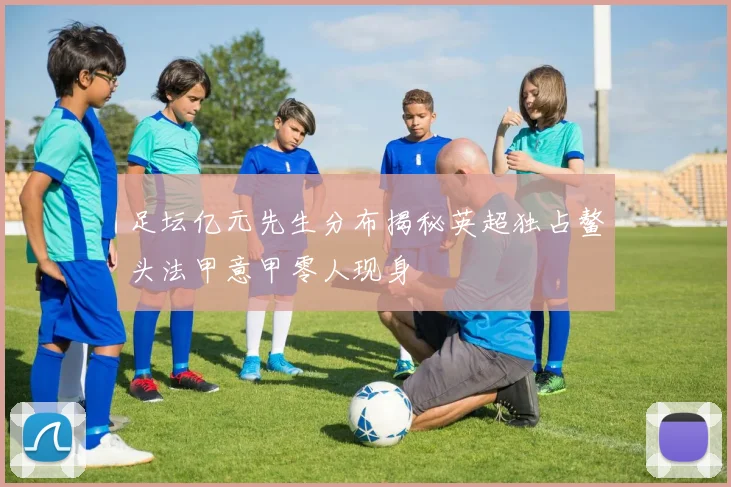 足坛亿元先生分布揭秘英超独占鳌头法甲意甲零人现身